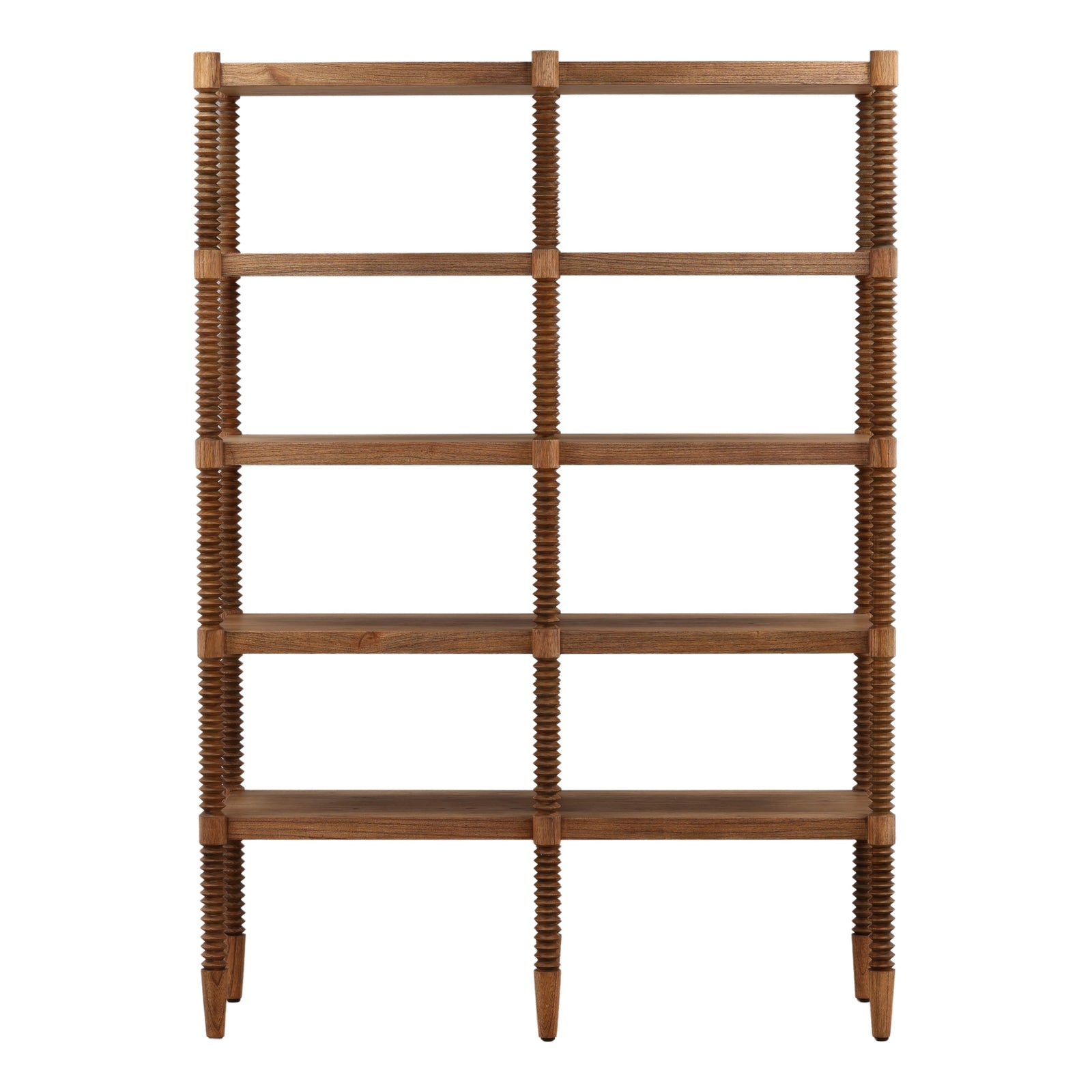 Ferrandez Bookcase Brown — Front