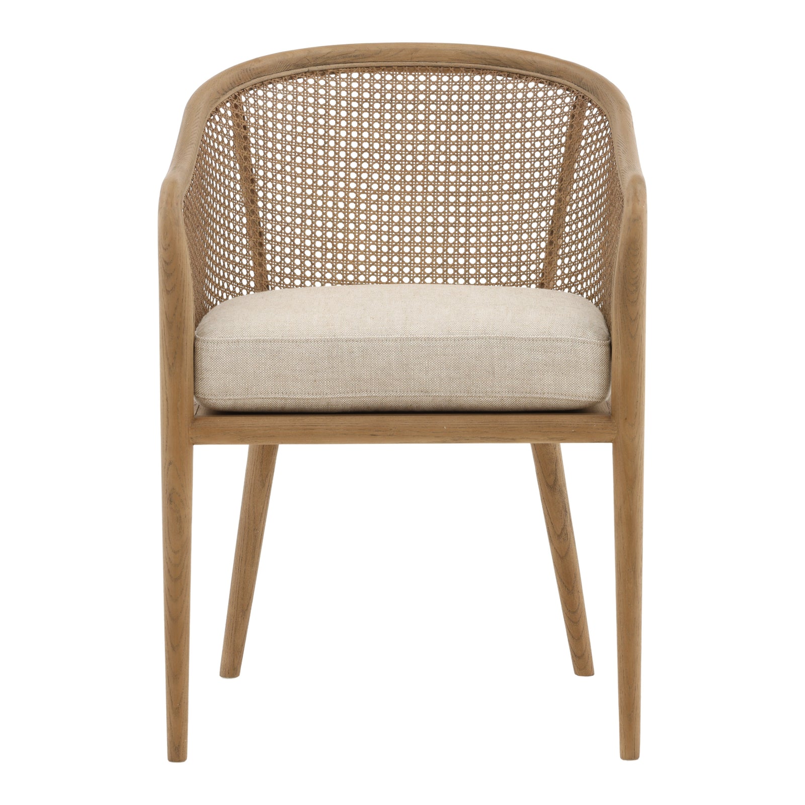 Camilie Dining Chair Beige — Front