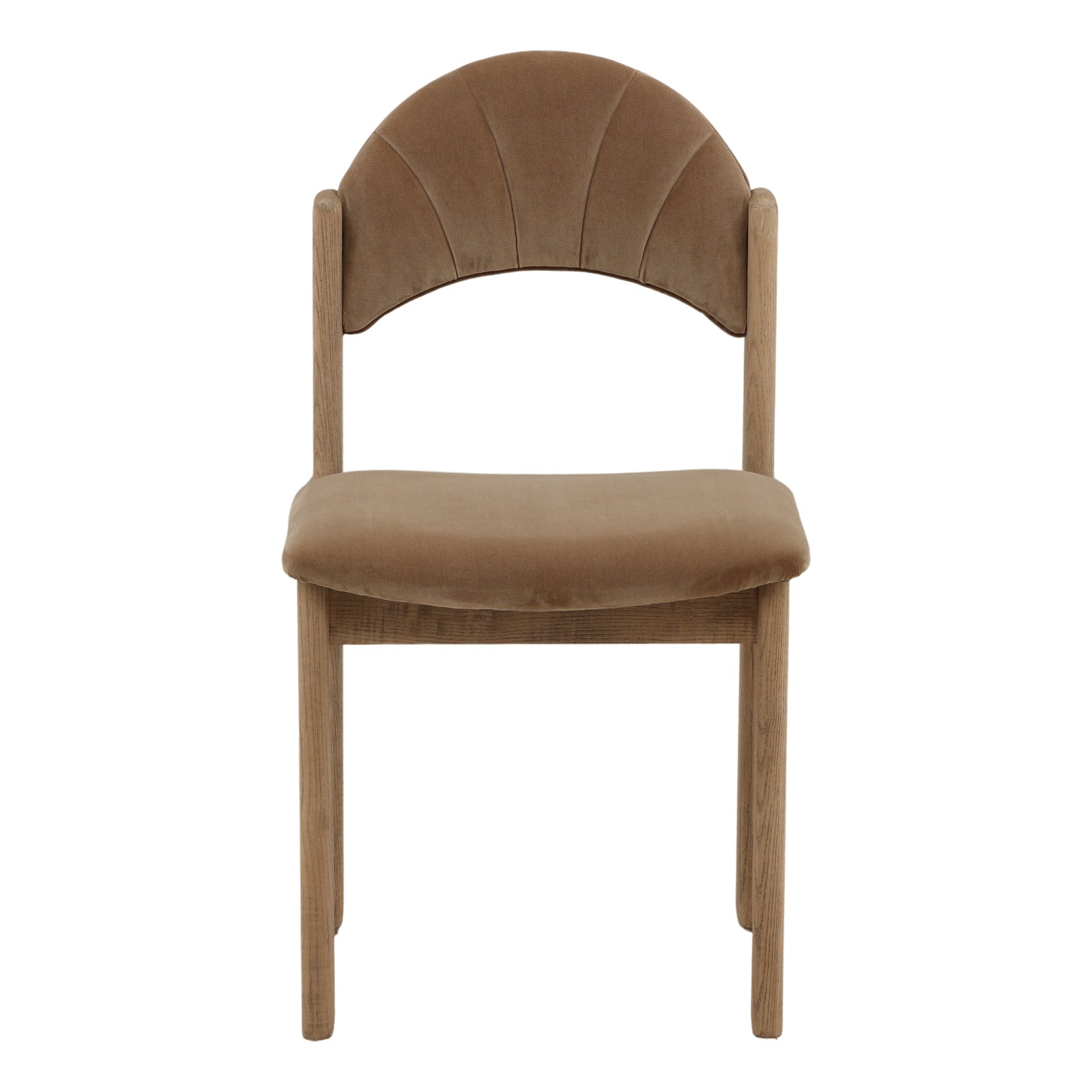 Ulanie Dining Chair Light Brown — Front