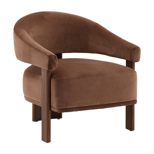 American Home Furniture Avery Occasional Chair Brown ACCENT + LOUNGE CHAIRS