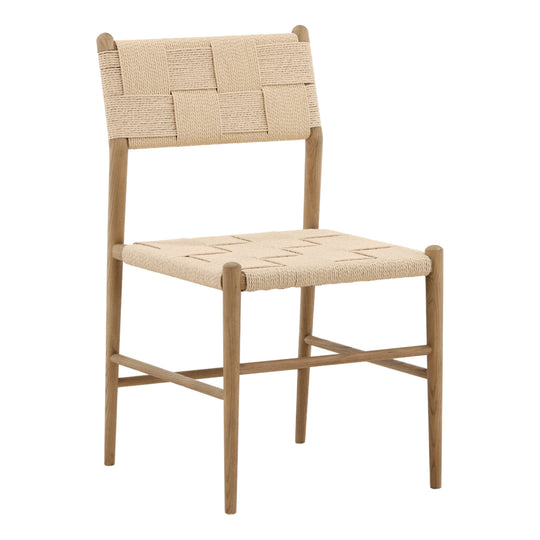 Xianna Dining Chair Natural — Front Three-Quarter