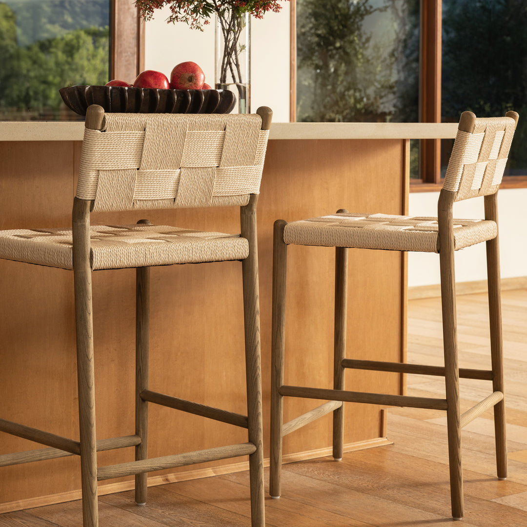 Xianna Counter Stool Natural — Lifestyle