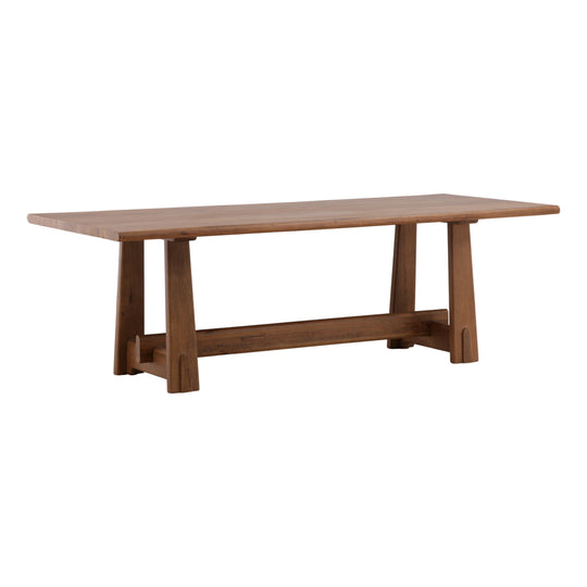 Lauchlin Dining Table Natural — Front Three-Quarter