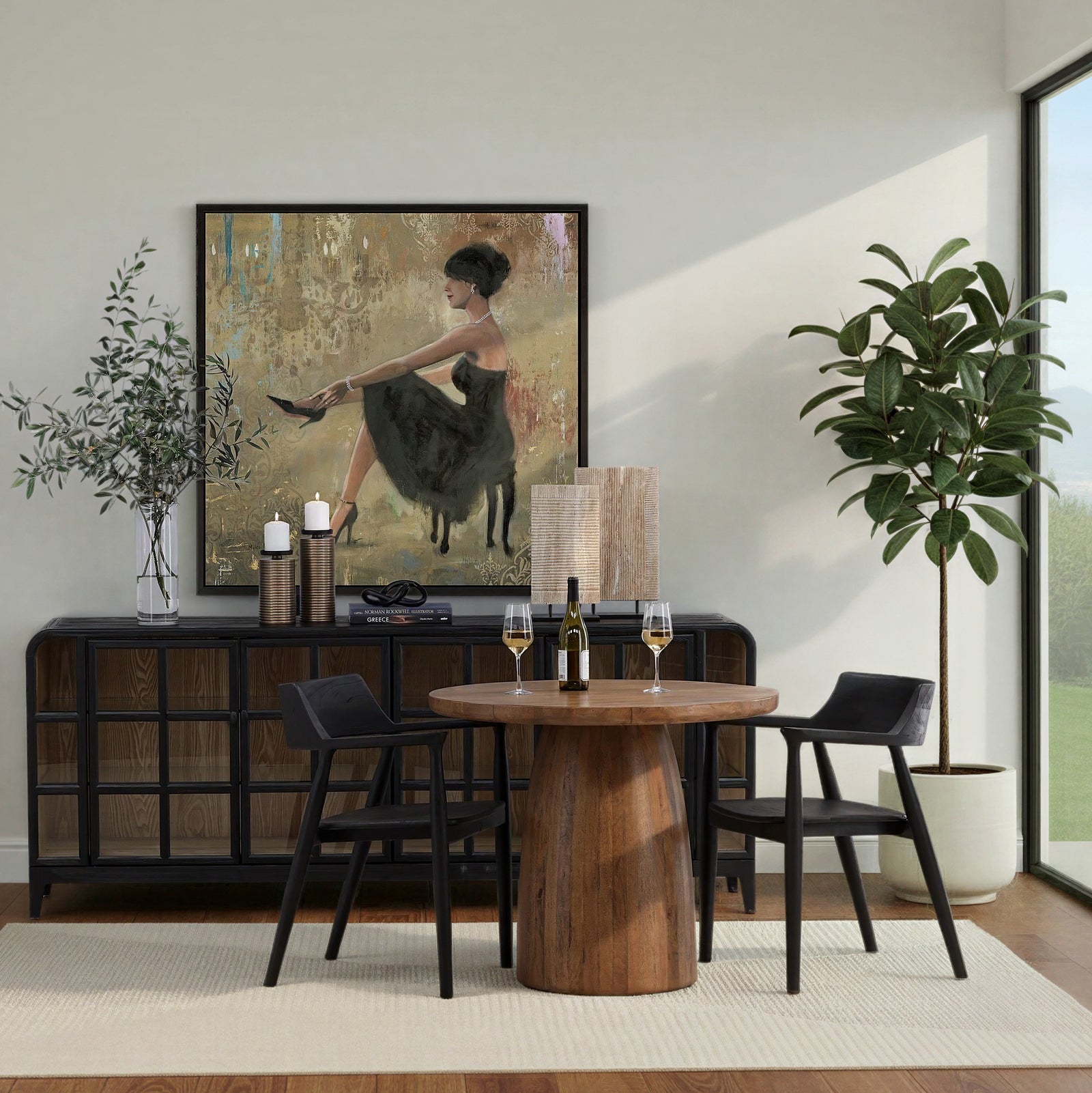 Armistead Bistro Table Natural — Lifestyle