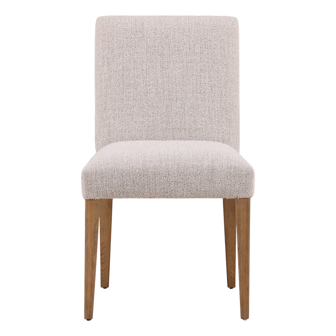 Larken Dining Chair Set of 2 Taupe — Front
