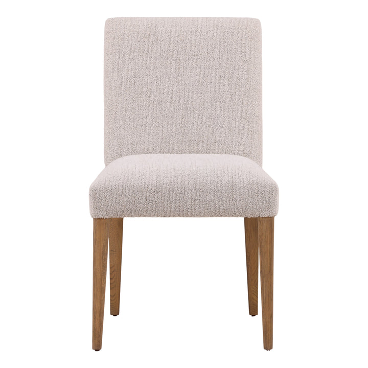 Larken Dining Chair Set of 2 Taupe — Front
