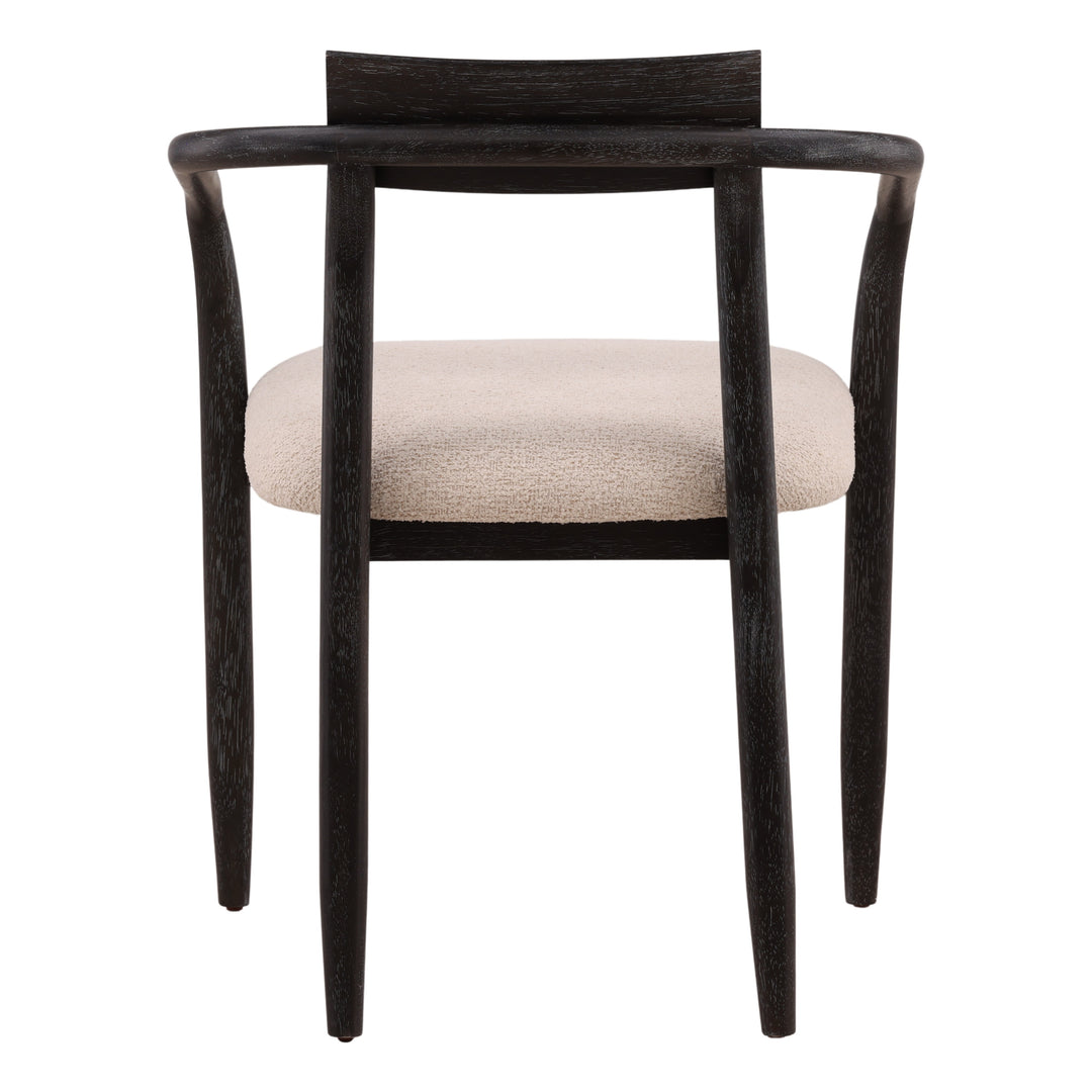 Luccio Dining Chair Cream — Back