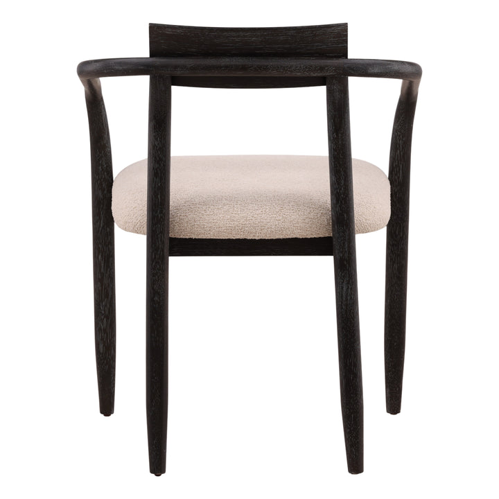 Luccio Dining Chair Cream — Back