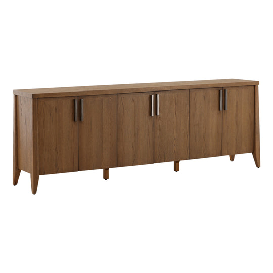 Atlee Sideboard Brown — Front Three-Quarter