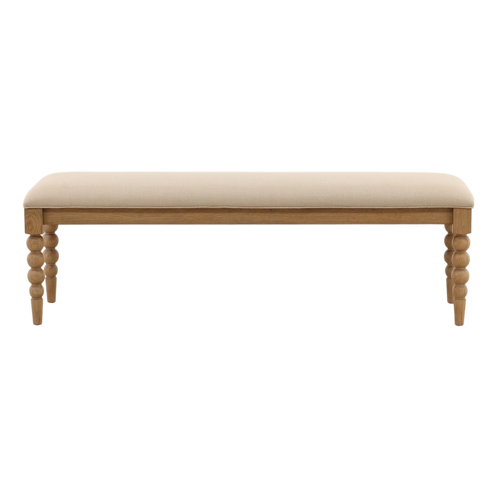 Marcelina Bench Beige — Front