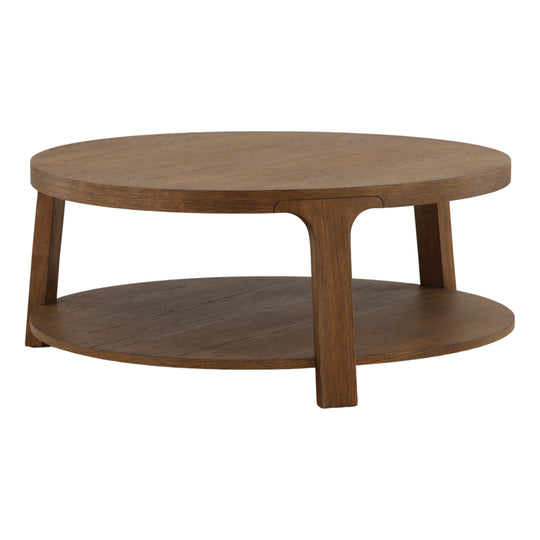 Valerra Coffee Table Brown — Front Three-Quarter