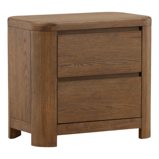 Chadwyck Nightstand Brown — Front Three-Quarter