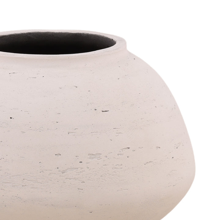 Nodalis Vase Antique White — Detail 1