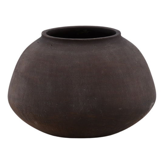 Nodalis Vase Brown — Front Three-Quarter