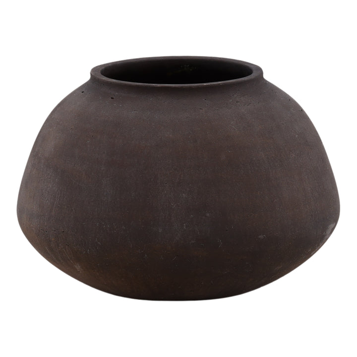 Nodalis Vase Brown — Front Three-Quarter
