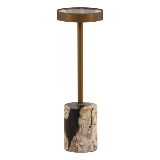 Orlinn Side Table Black — Front Three-Quarter