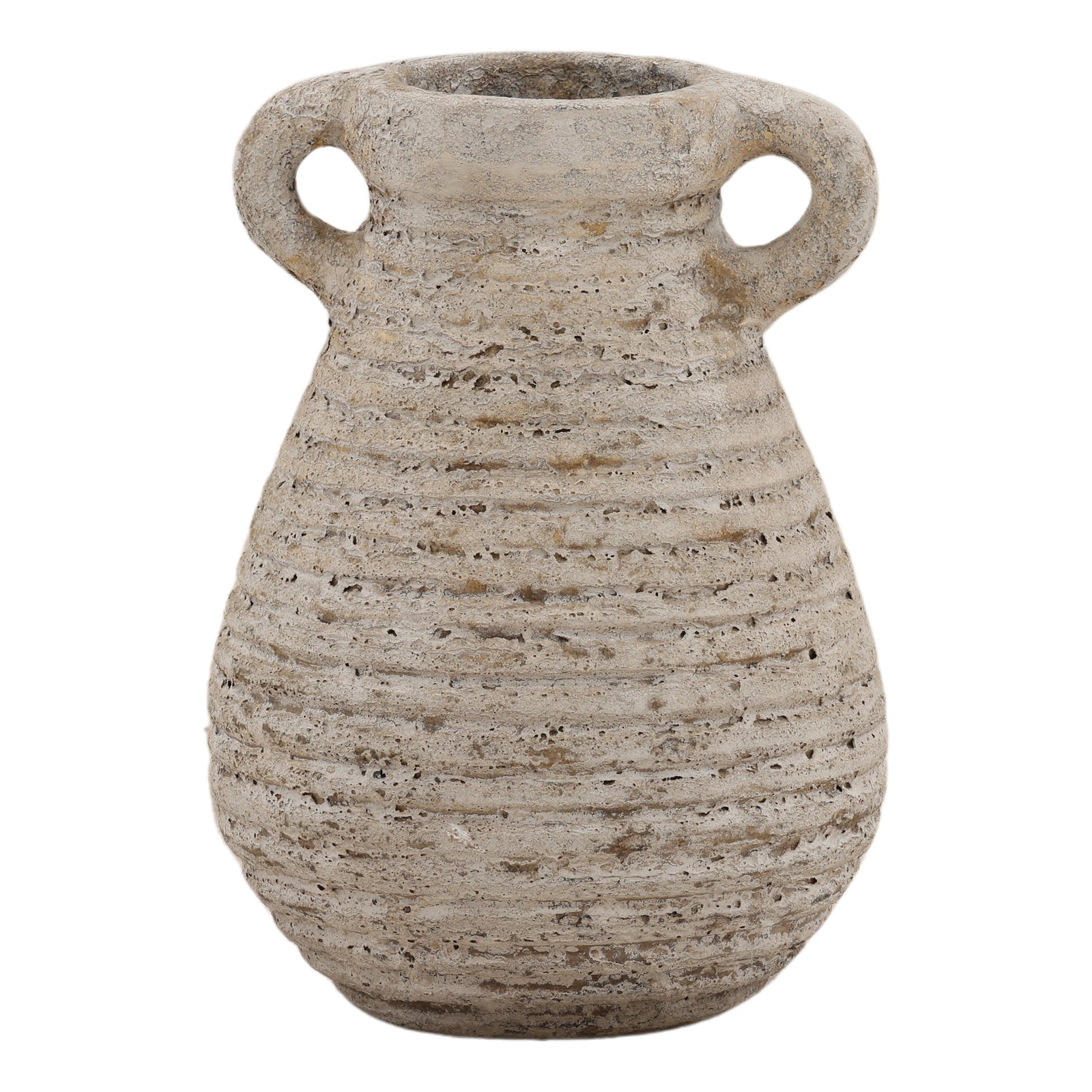 Graden Vase Antique White — Front