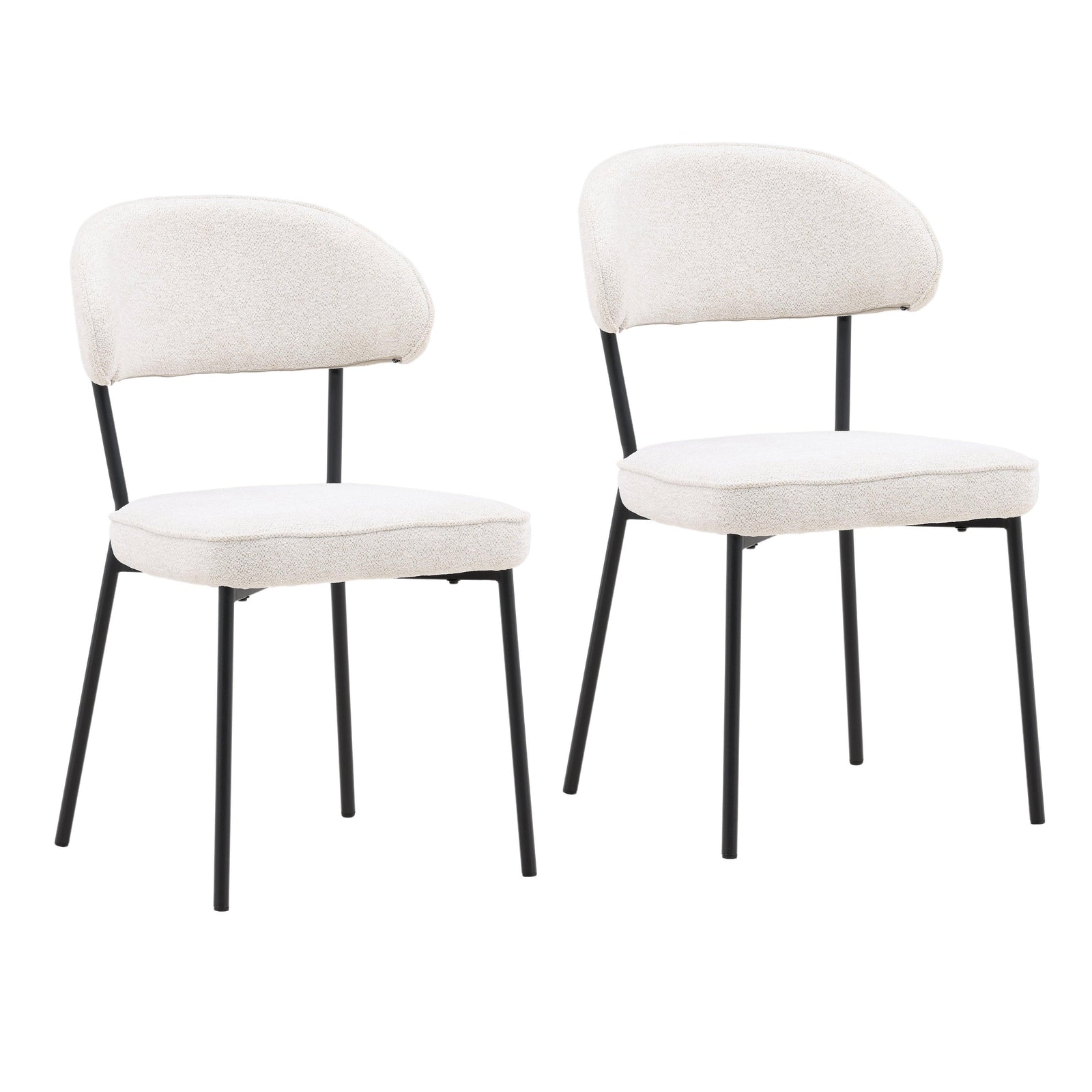 American Home Furniture Mera Dining Chair Cream - Set of 2 DINING CHAIRS