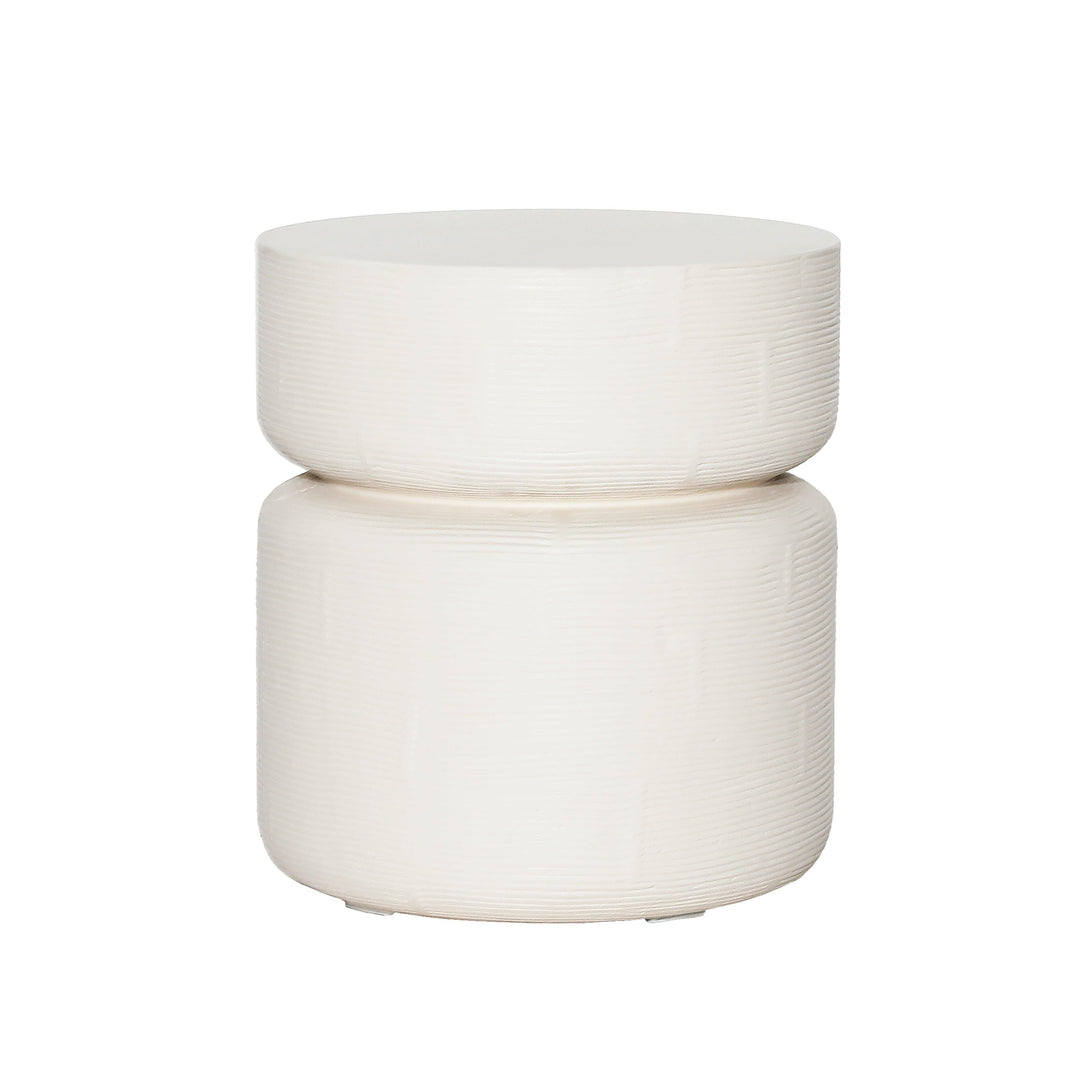 Isabel Side Table White - AmericanHomeFurniture