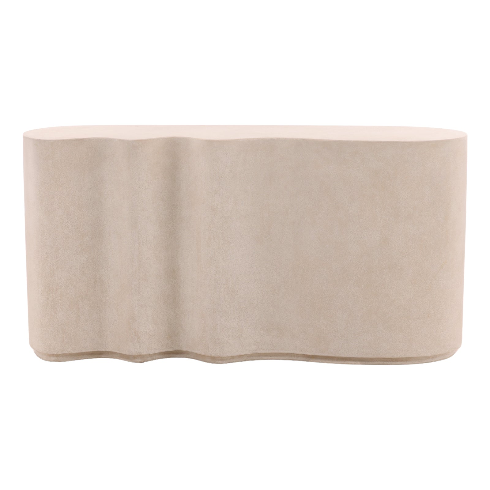Xyranna Outdoor Console Table Light Grey — Front