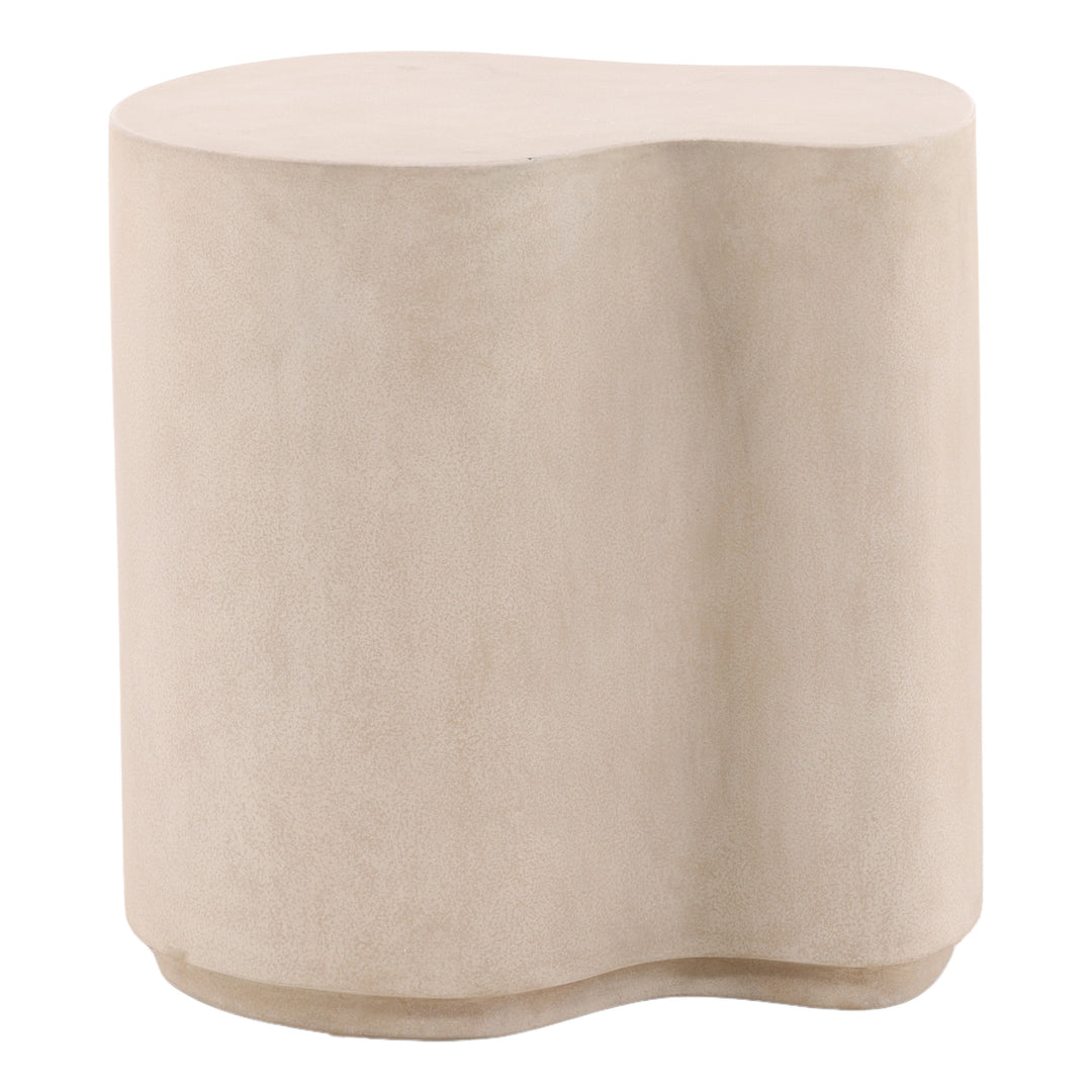 Xyranna Outdoor Side Table Light Grey Large — Profile
