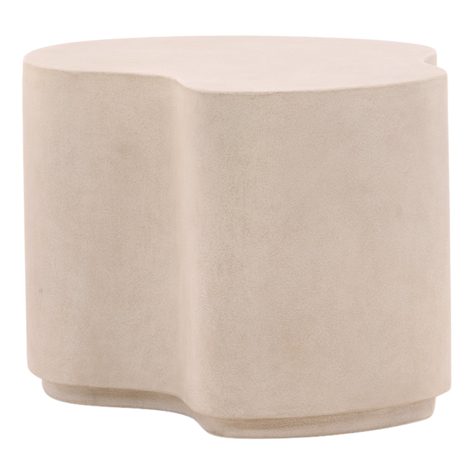 Xyranna Outdoor Side Table Light Grey Small — Front