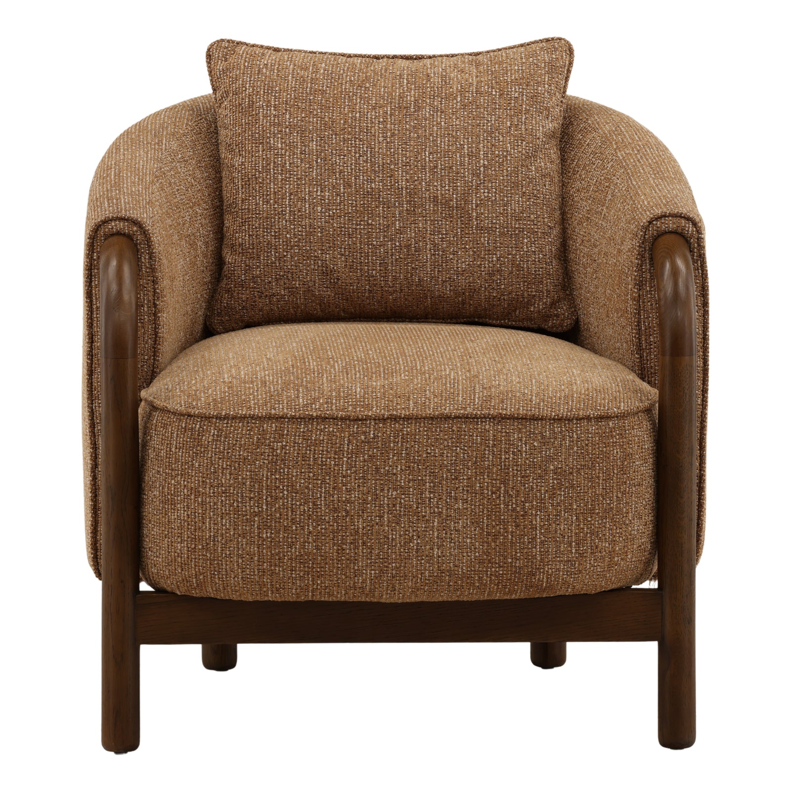 Rimais Occasional Chair Brown — Front