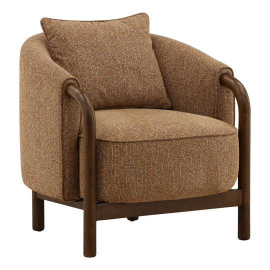 Rimais Occasional Chair Brown — Front Three-Quarter