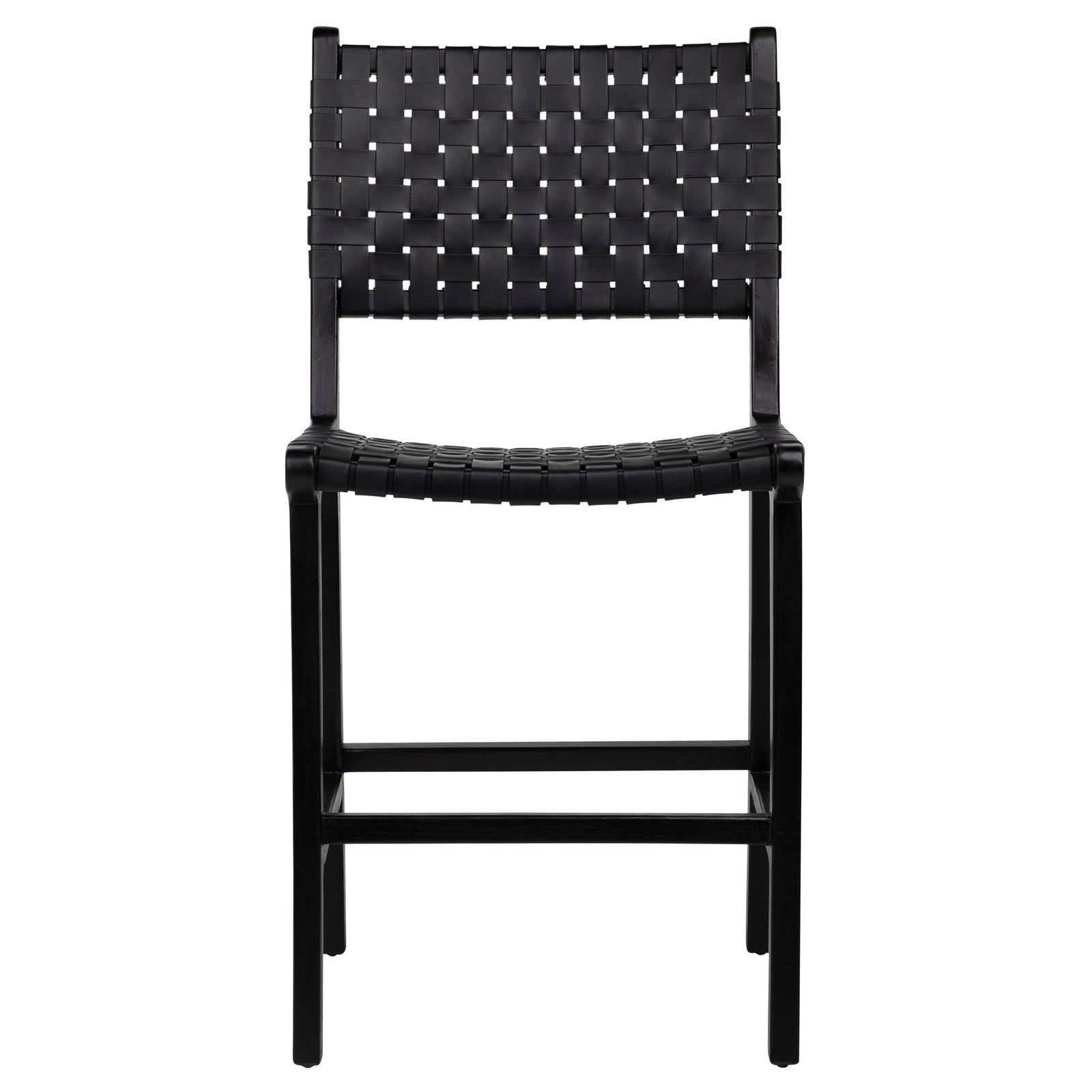 Antique Black Leather and Black Frame