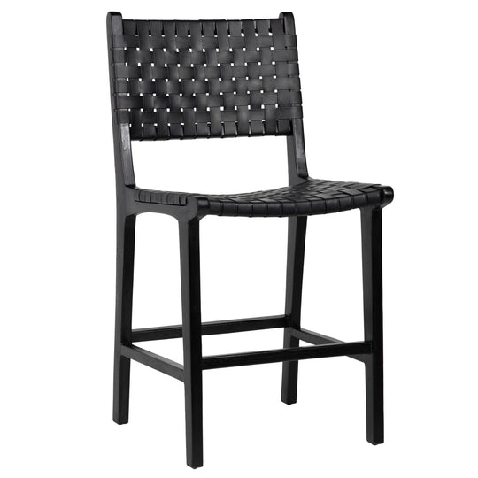 Antique Black Leather and Black Frame