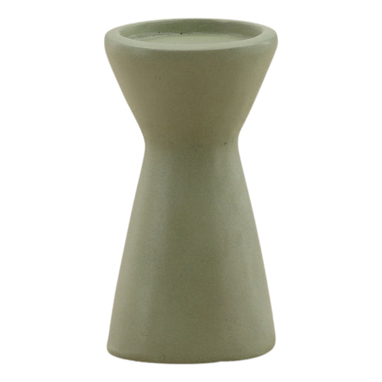 Ulah Outdoor Candle Holder Pastel Green Small — Front Three-Quarter