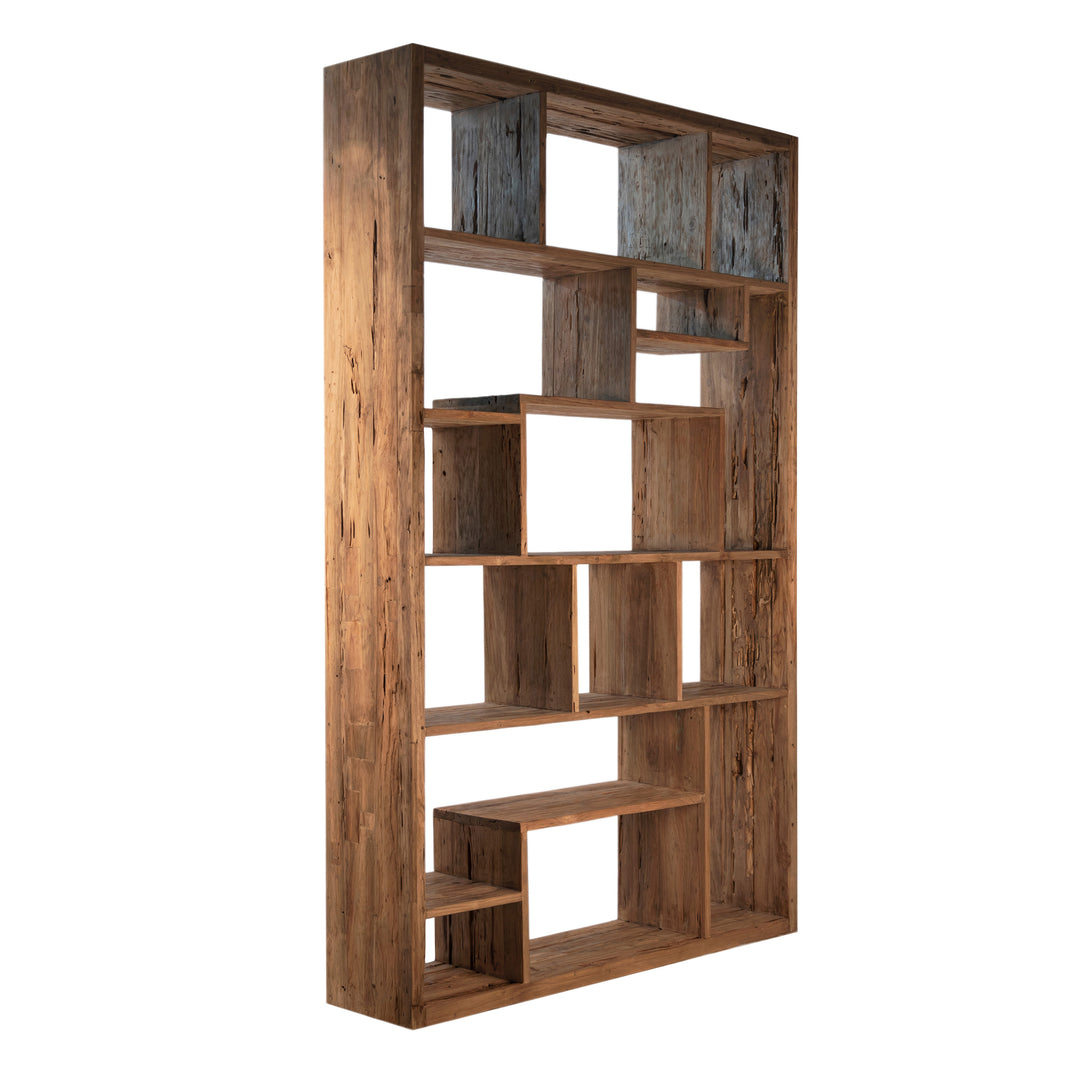 Marize Bookcase — Back Three-Quarter
