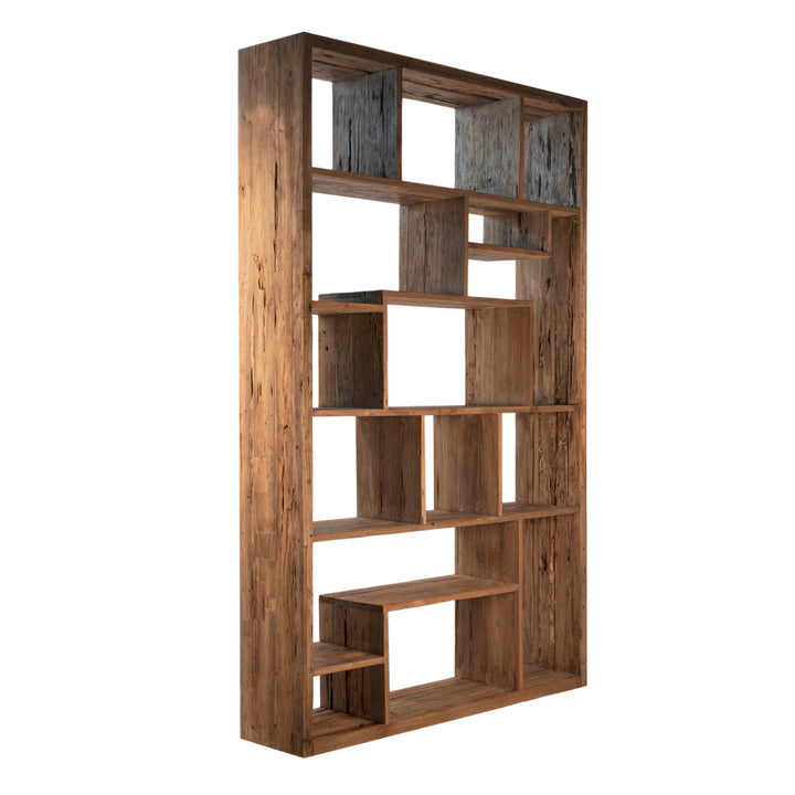 Marize Bookcase — Back Three-Quarter