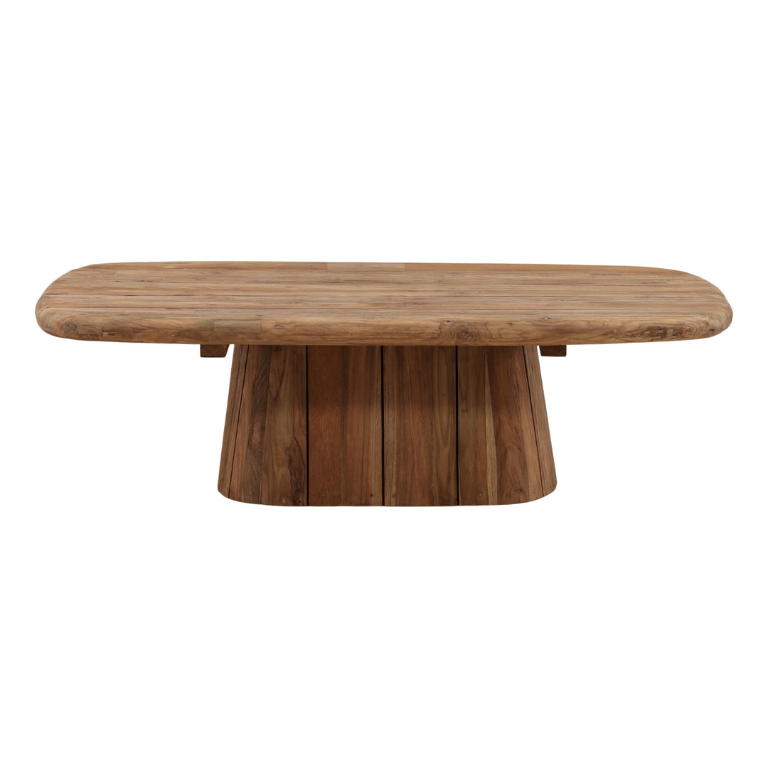 Belvor Outdoor Coffee Table Natural — Front