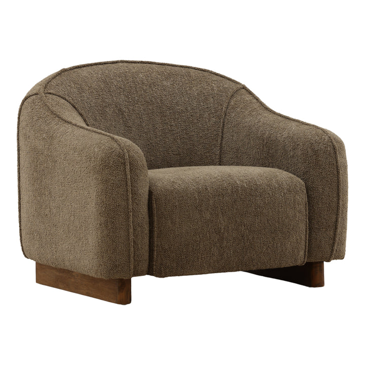 Quinn Occasional Chair Green — Front Three-Quarter
