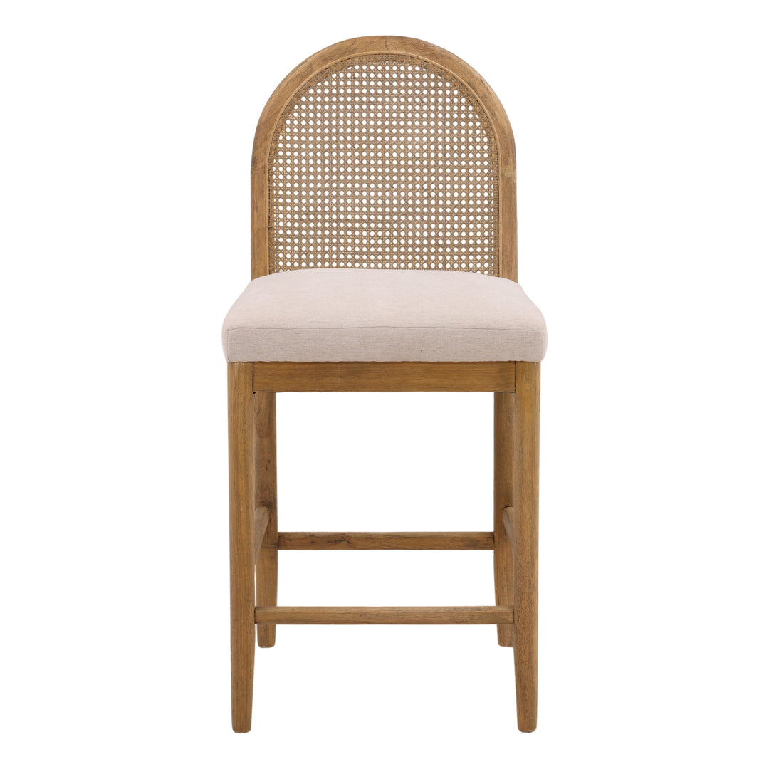 Thoreaux Counter Stool Oatmeal — Front