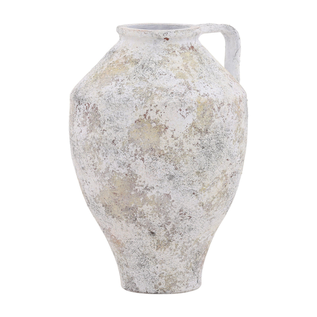 Helena Vase White - AmericanHomeFurniture