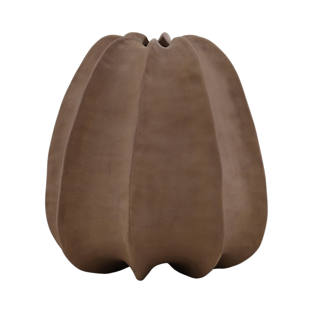 Elmo Vase Light Brown - AmericanHomeFurniture