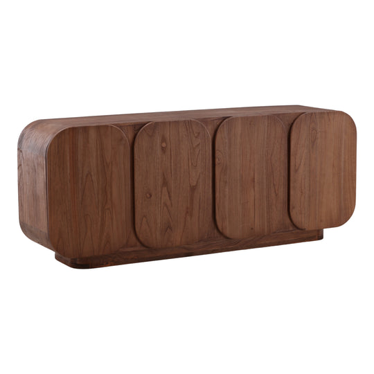 Dawnee Sideboard Brown — Front Three-Quarter