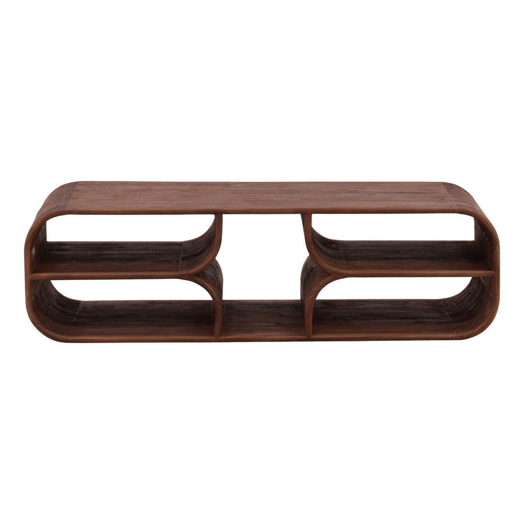 Gaetin Coffee Table Brown — Front