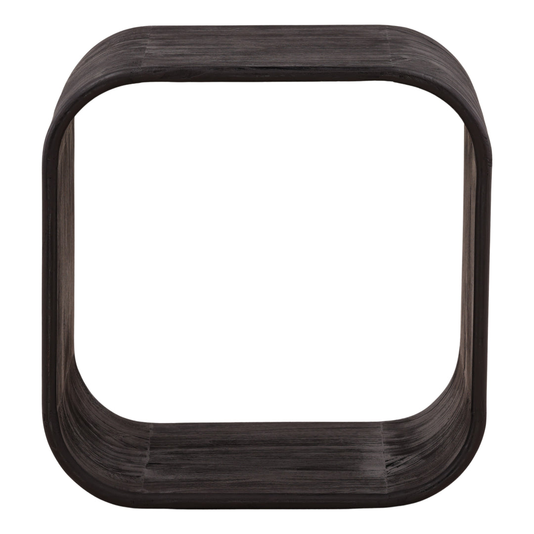 Jaymes Side Table Dark Brown — Front