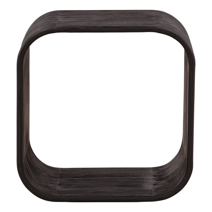 Jaymes Side Table Dark Brown — Front
