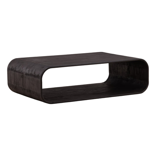 Jaymes Coffee Table Dark Brown — Front Three-Quarter