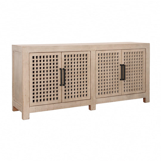 American Home Furniture Devinae Sideboard 4-Door SIDEBOARDS + CREDENZAS