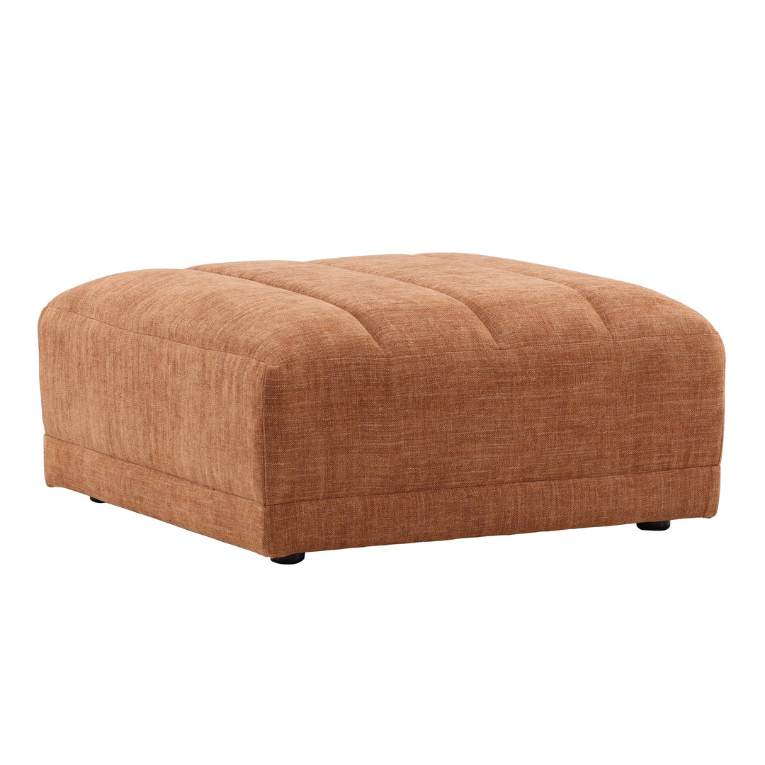 Magdalena Ottoman Terracotta - AmericanHomeFurniture
