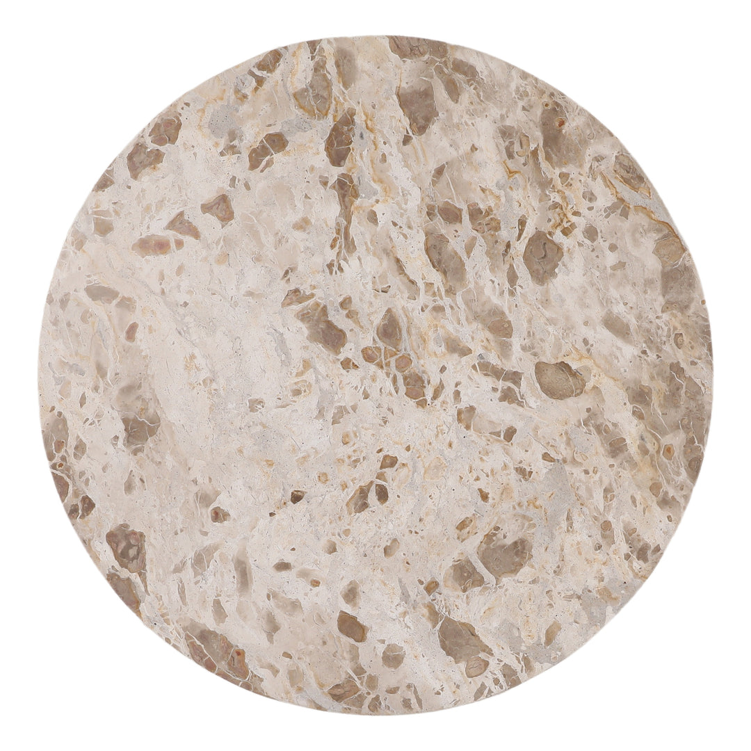 Cauldwell Bistro Table Beige — Overhead