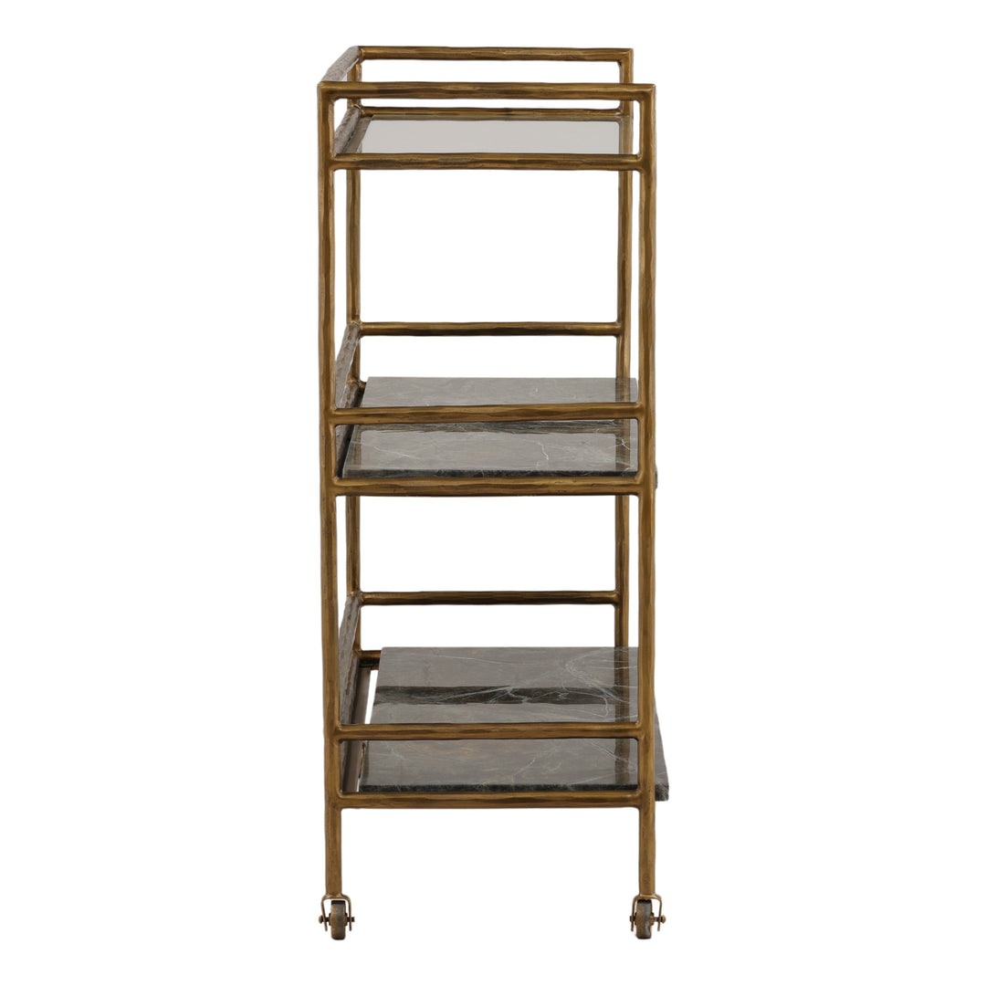 Loxlee Bar Cart Brown — Profile