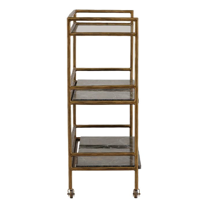 Loxlee Bar Cart Brown — Profile