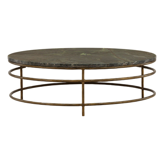 Marstonn Coffee Table Brown — Front Three-Quarter