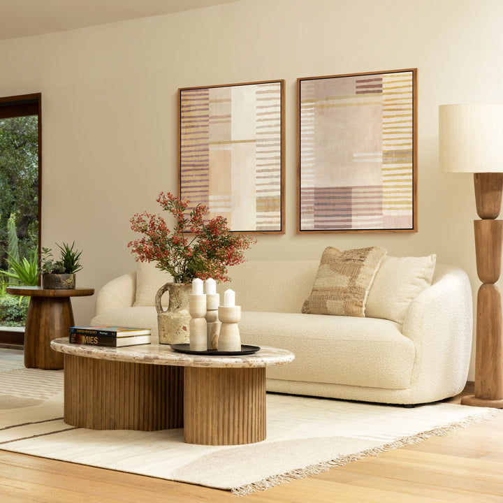 Barrenton Coffee Table Beige — Lifestyle